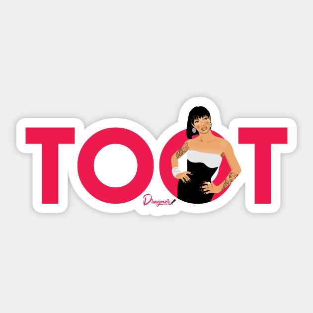 Raven Toot from Drag Race Sticker by dragover